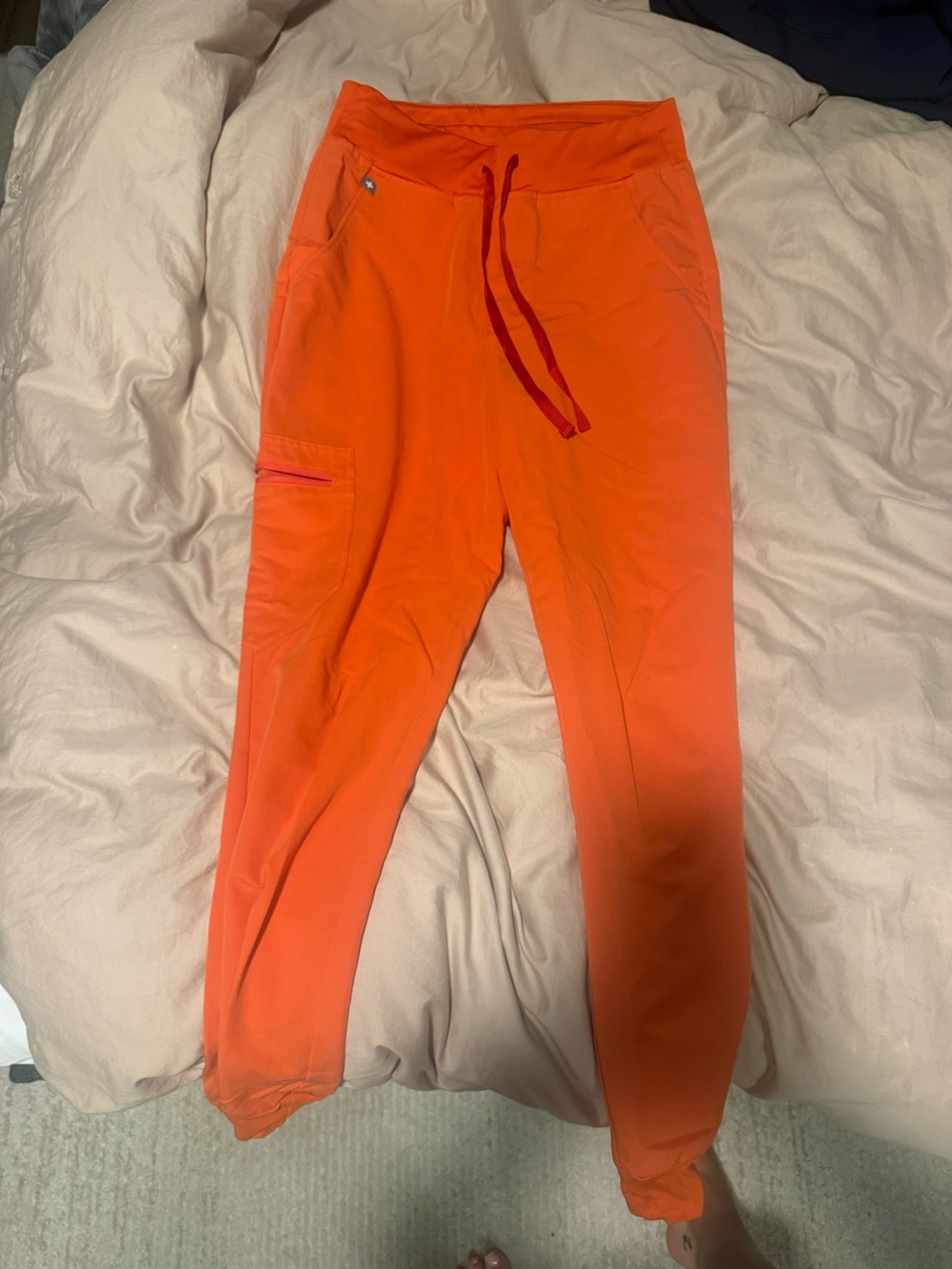 Figs Orange Jogger Pants